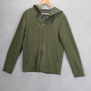 Mondetta Outdoor Project Soft Luxe GRS Hoodie Men Medium Olive Green Relaxed Fit